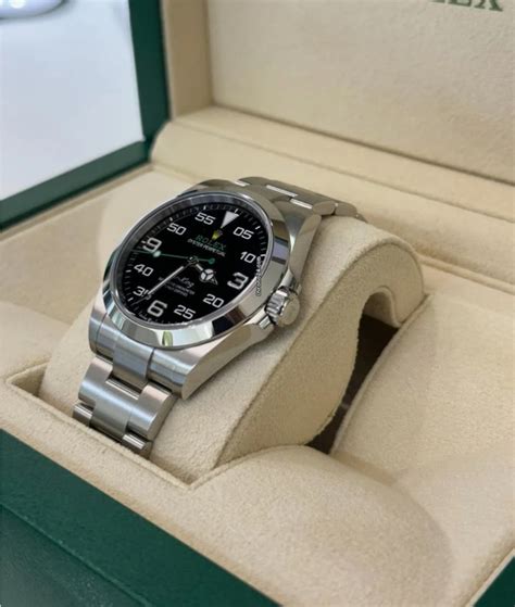 rolex air king date con documenti|rolex air king 36mm.